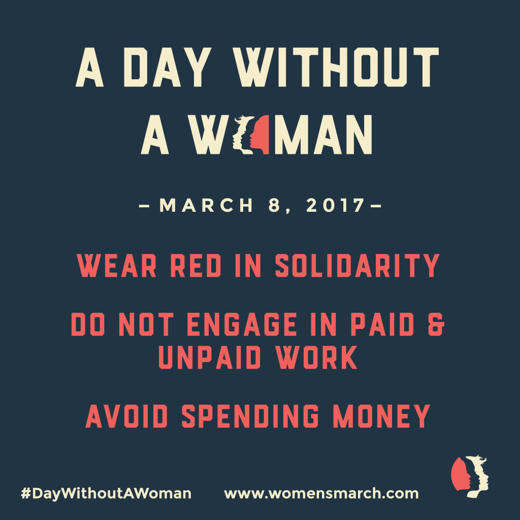 A Day Without A Woman Flyer