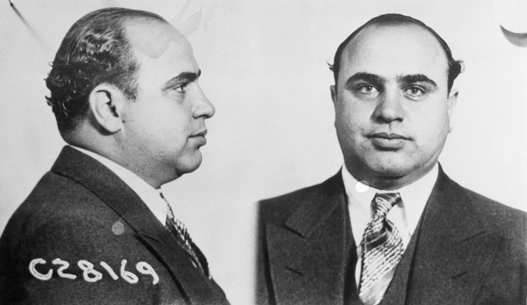 Mugshot of Gangster Al Capone