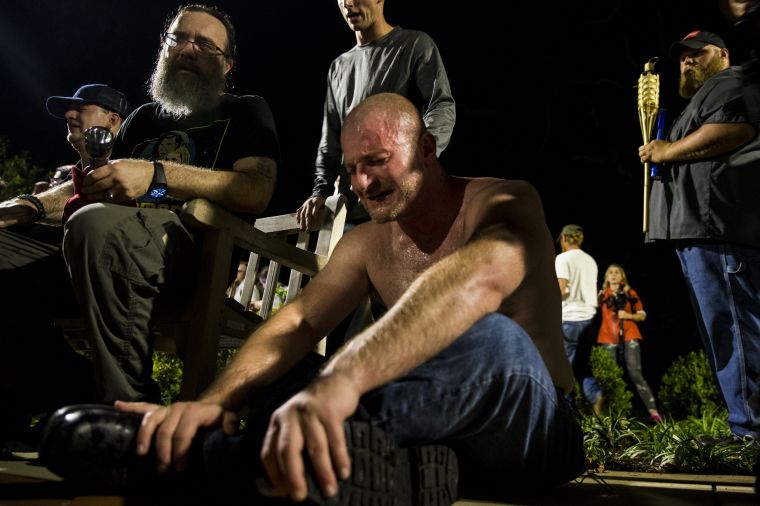 White Supremacists March with Torches in Charlottesville