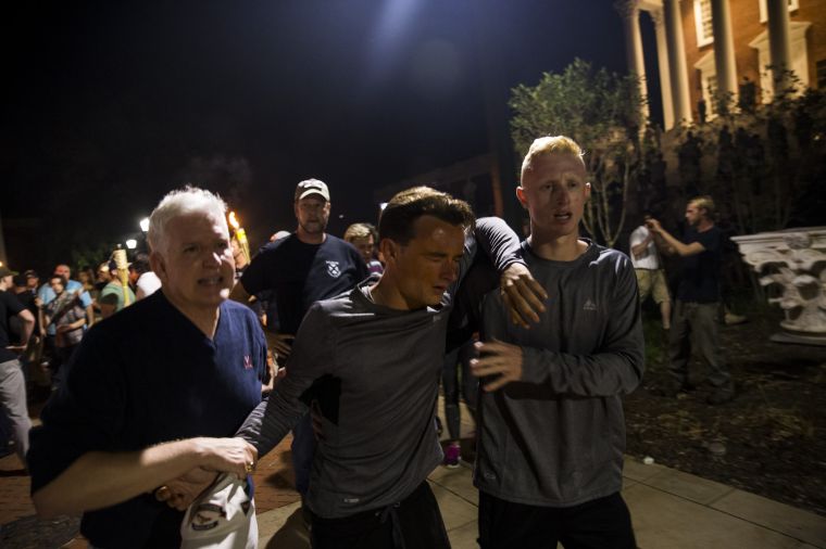White Supremacists March with Torches in Charlottesville