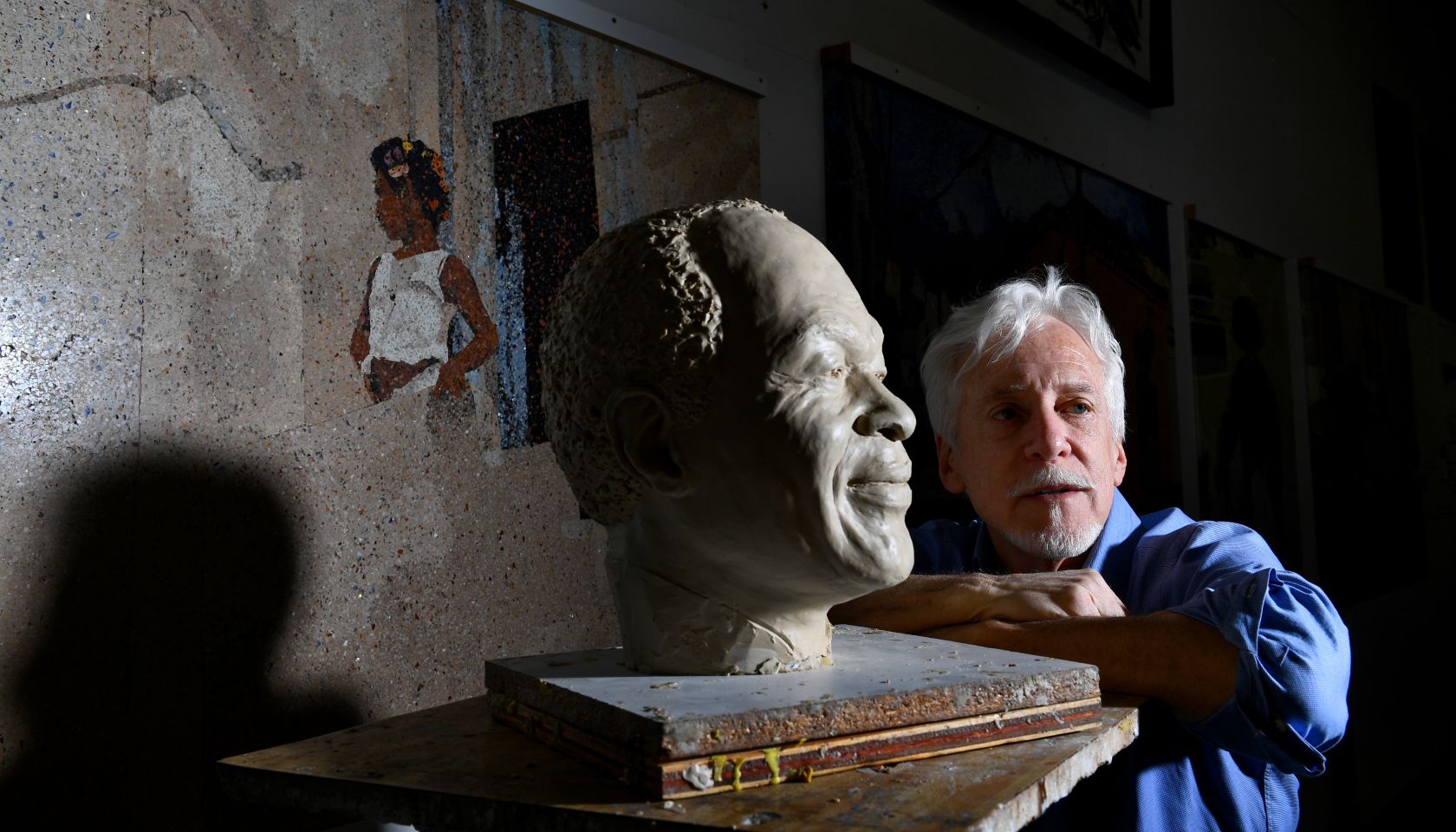 Steven Weitzman created statue of Marion Barry