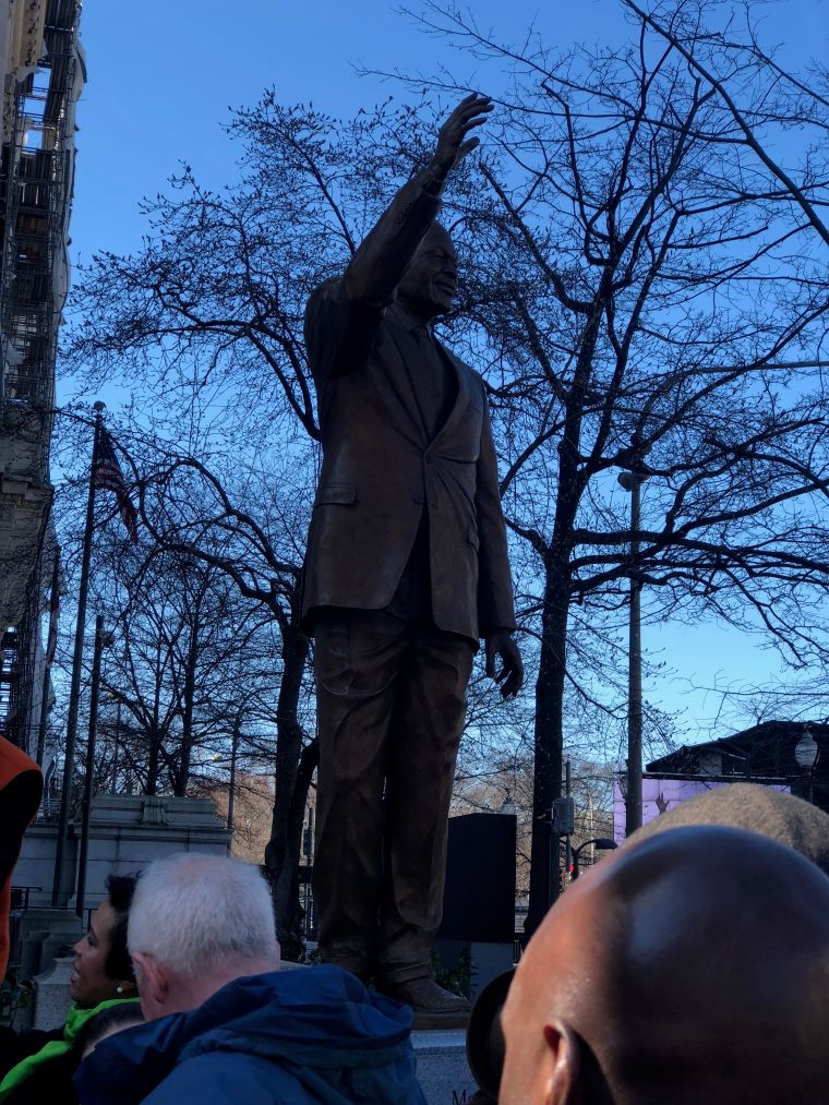 Marion Barry Statue Unveiling