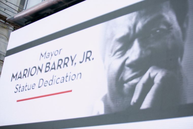 Marion Barry Statue Unveiling