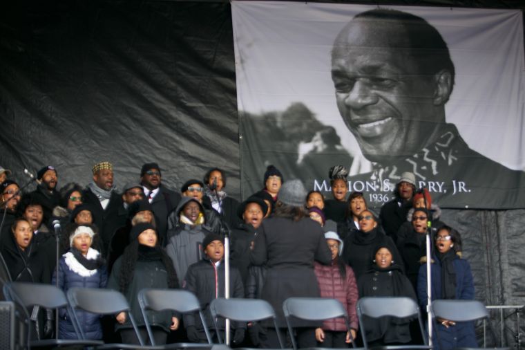 Marion Barry Statue Unveiling