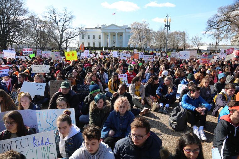 Students Protest For National Walkout Day
