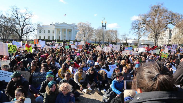 Students Protest For National Walkout Day