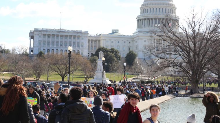 Students Protest For National Walkout Day