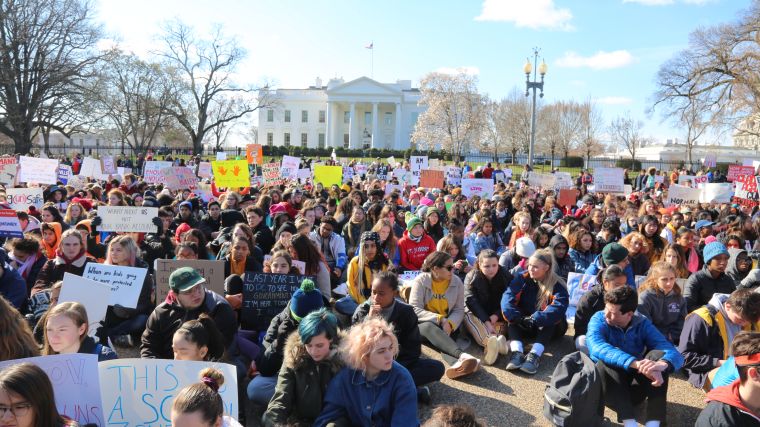 Students Protest For National Walkout Day