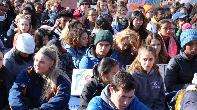 Students Protest For National Walkout Day