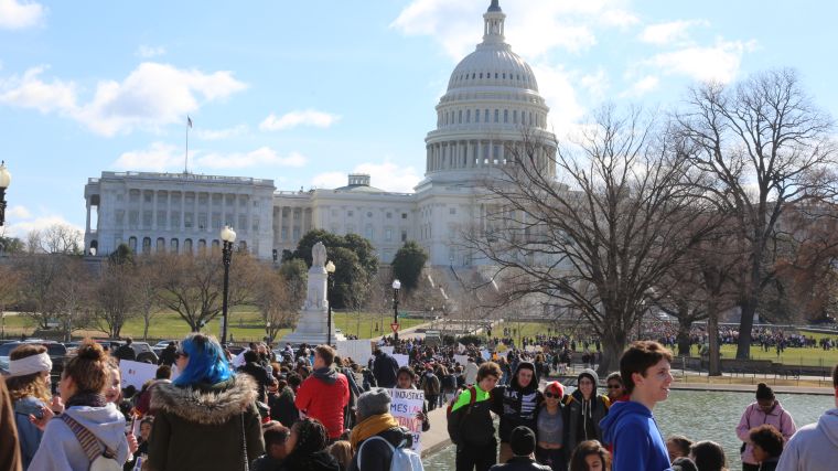 Students Protest For National Walkout Day