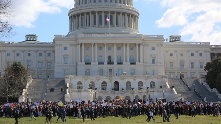 Students Protest For National Walkout Day