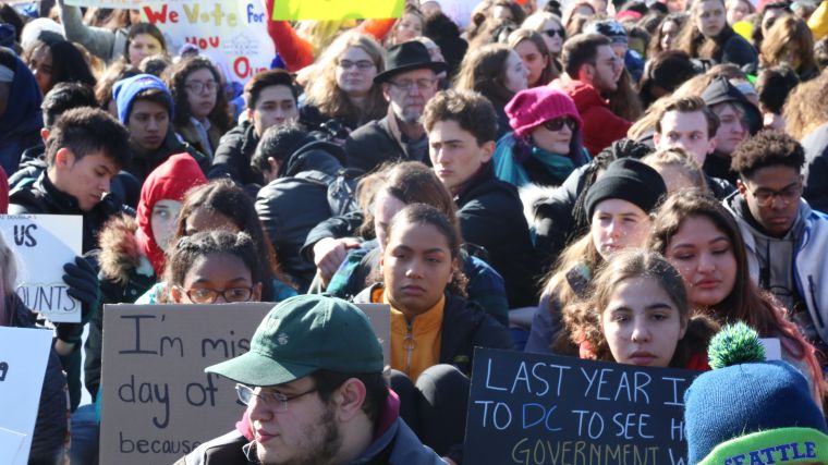 Students Protest For National Walkout Day