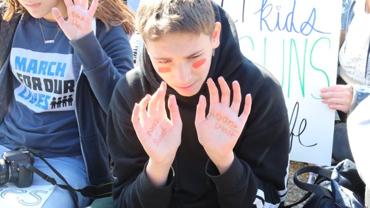 Students Protest For National Walkout Day