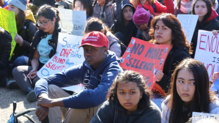 Students Protest For National Walkout Day