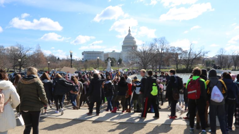 Students Protest For National Walkout Day