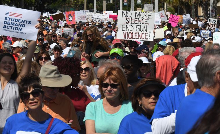 Students nationwide march to demand stricter gun laws