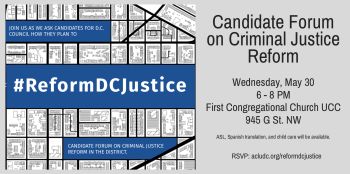 DC ACLU / DC NAACP Candidates Forum