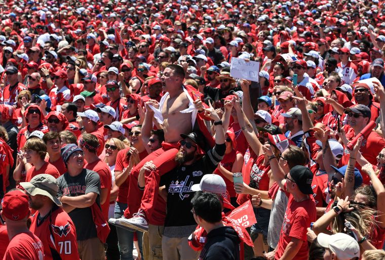 Parafe for NHL Stanley Cup Winners Washington Capitals