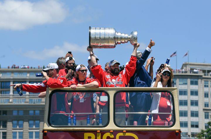 Parafe for NHL Stanley Cup Winners Washington Capitals