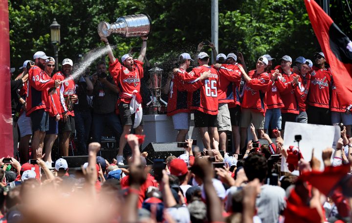 Parafe for NHL Stanley Cup Winners Washington Capitals