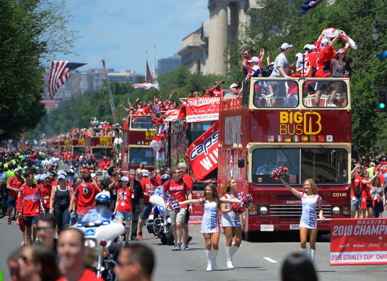 The Washington Capitals Stanley Cup parade