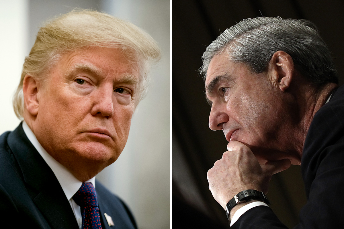 President Trump and special counsel Robert S. Mueller III. (Ph