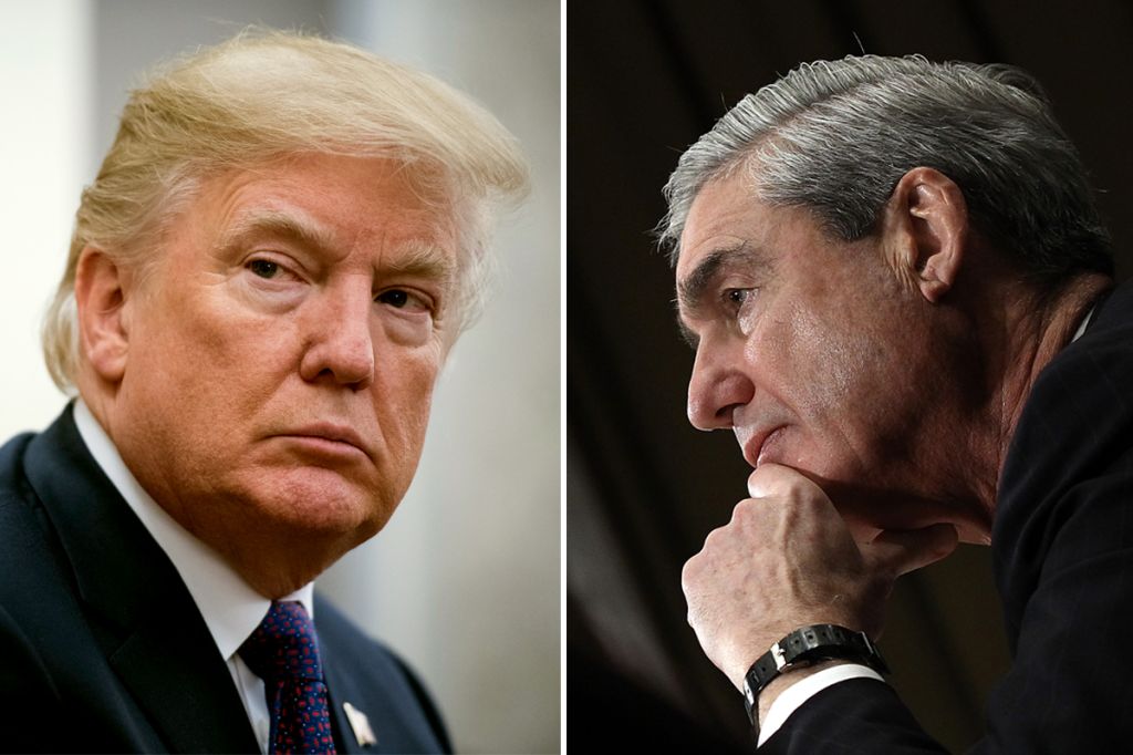 President Trump and special counsel Robert S. Mueller III. (Ph