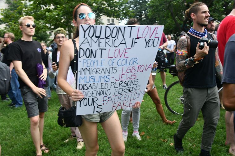 US-POLITICS-RACISM-DEMONSTRATION