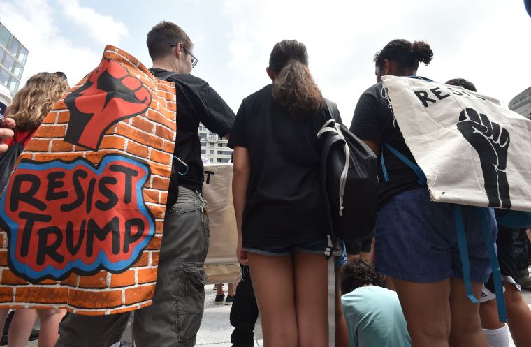 US-POLITICS-RACISM-DEMONSTRATION