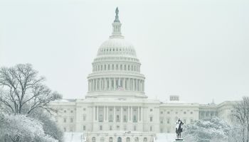 US Capital in the snow