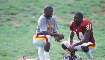 Darrell Green and Champ Bailey Workout