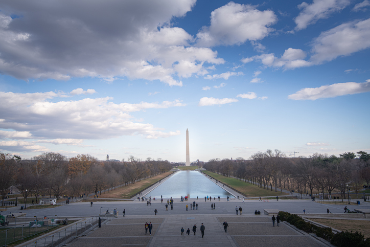 Washington Monument in Washington DC