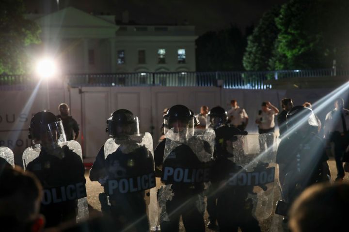 Protesters Demonstrate In D.C. Against Death Of George Floyd By Police Officer In Minneapolis