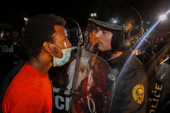 Protesters Demonstrate In D.C. Against Death Of George Floyd By Police Officer In Minneapolis