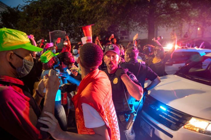 Protesters Demonstrate In D.C. Against Death Of George Floyd By Police Officer In Minneapolis