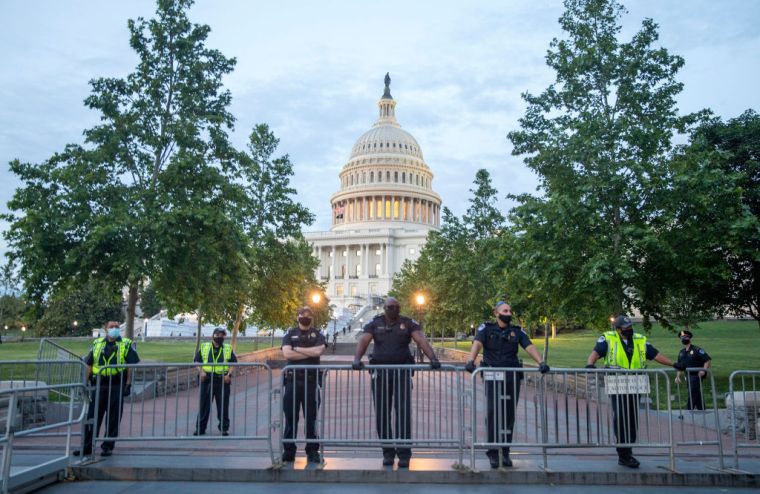 Protesters Demonstrate In D.C. Against Death Of George Floyd By Police Officer In Minneapolis