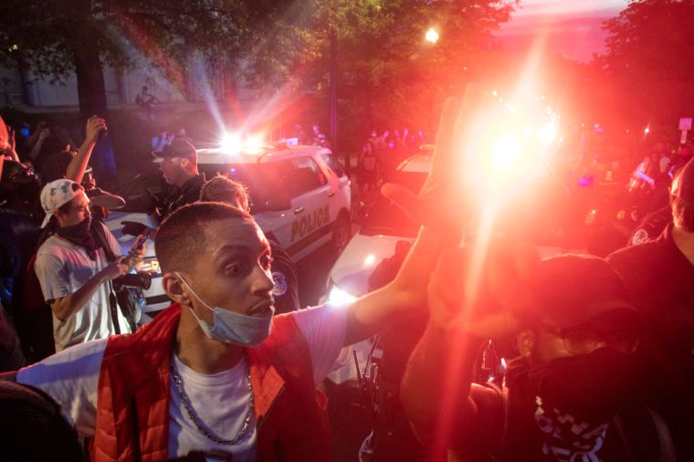 Protesters Demonstrate In D.C. Against Death Of George Floyd By Police Officer In Minneapolis