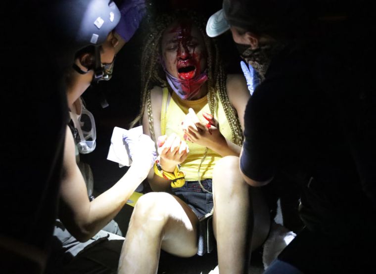 Protesters Demonstrate In D.C. Against Death Of George Floyd By Police Officer In Minneapolis