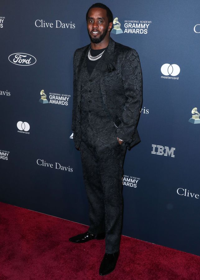 Sean Diddy Combs arrives at The Recording Academy And Clive Davis' 2020 Pre-GRAMMY Gala held at The Beverly Hilton Hotel on January 25, 2020 in Beverly Hills, Los Angeles, California, United States.