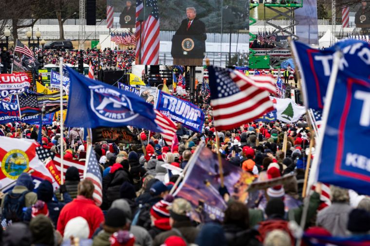 Trump Supporters Hold "Stop The Steal" Rally In DC Amid Ratification Of Presidential Election