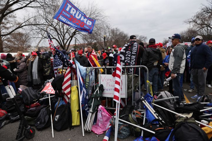 Trump Supporters Hold "Stop The Steal" Rally In DC Amid Ratification Of Presidential Election