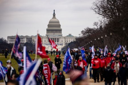Trump Supporters Hold "Stop The Steal" Rally In DC Amid Ratification Of Presidential Election