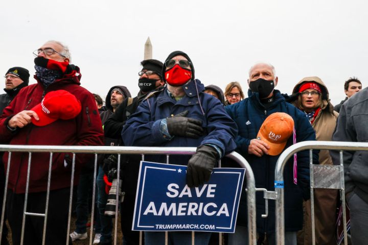 Trump Supporters Hold "Stop The Steal" Rally In DC Amid Ratification Of Presidential Election