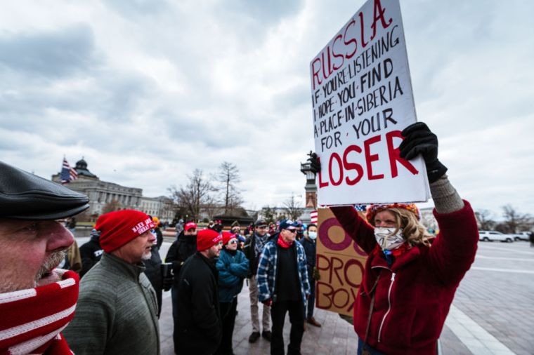 Trump Supporters Hold "Stop The Steal" Rally In DC Amid Ratification Of Presidential Election