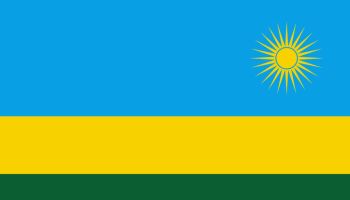 Republic of Rwanda African Country Flag