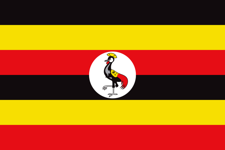 Uganda African Country Flag