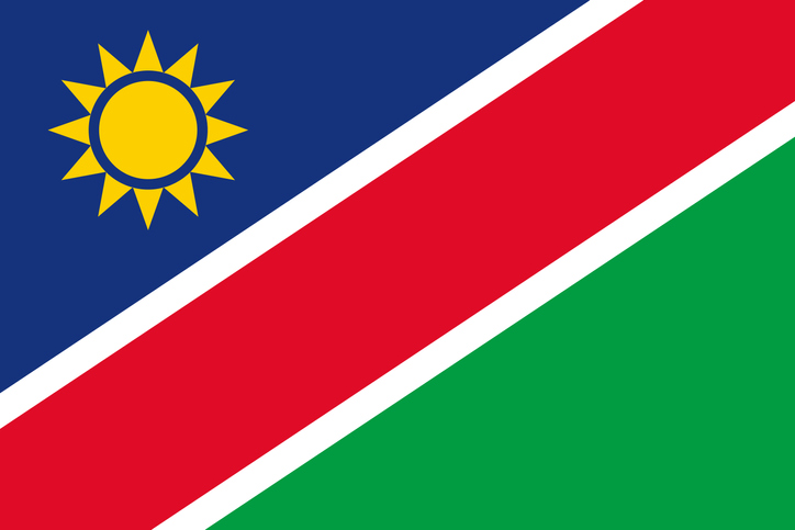 Republic of Namibia African Country Flag