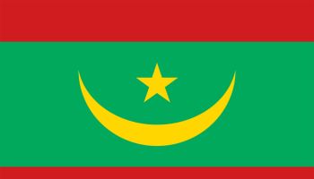 Mauritania flag simple illustration for independence day or election