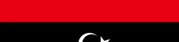 Libya flag simple illustration for independence day or election