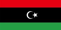 Libya flag simple illustration for independence day or election